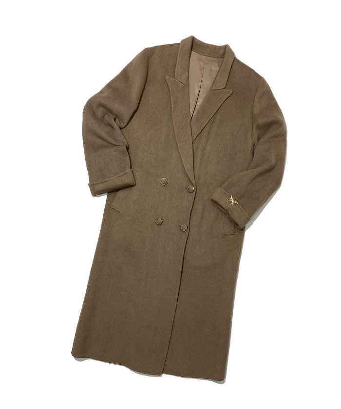 used angora long coat